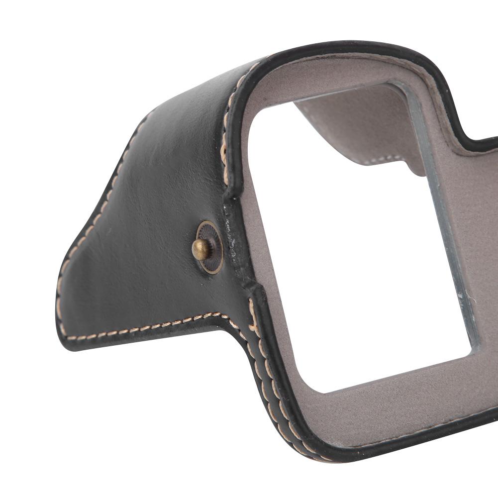 Hochwertige PU-Leder Kamera Halbtasche Griff Tasche Schützende Bodenabdeckung für Sony A9 A7RIIi A7III weniger als br mehr