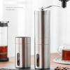 Highquality Stainless Steel Manual Coffee Grinder With Removable Hand Crank For Home Brewing Enthusiasts