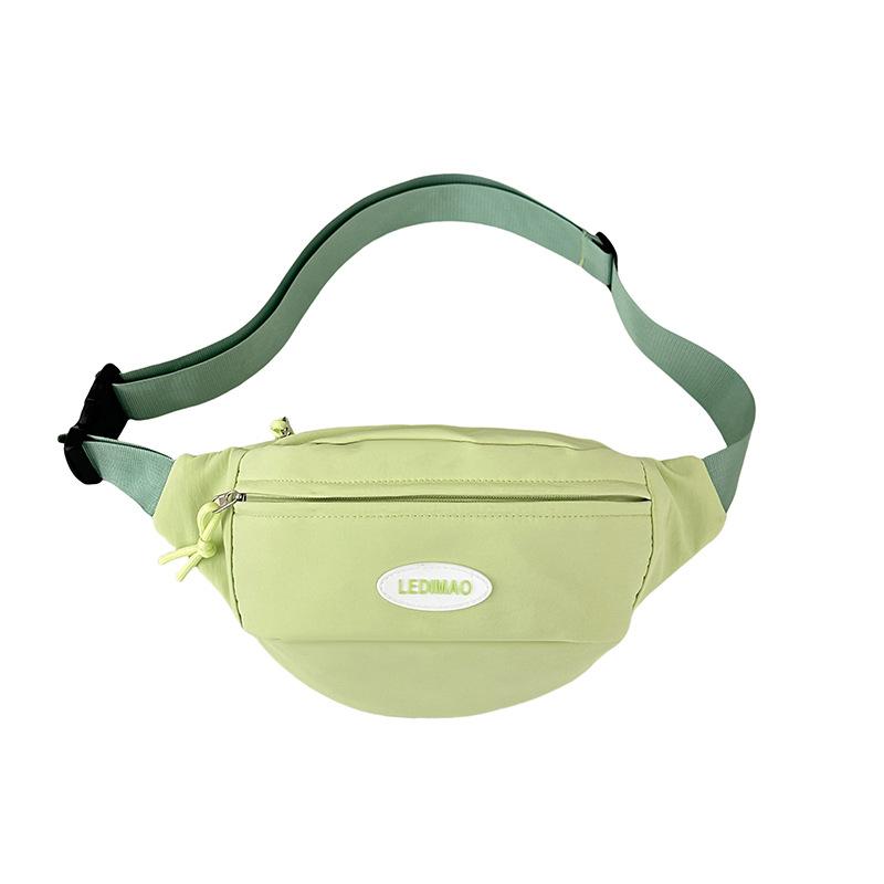 Cute breast bag female ins wind Japanese sweet student messenger bag casual shoulder bag versatile outdoor sports fanny pack