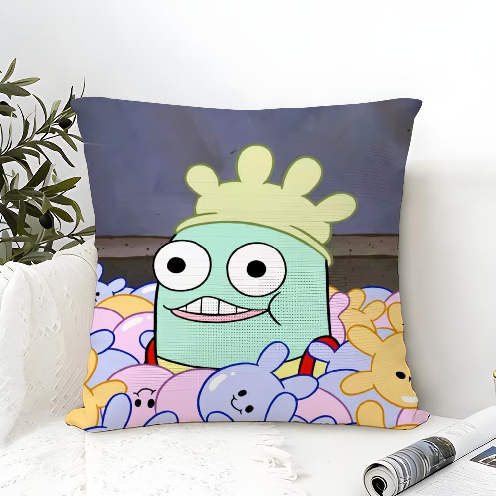 Cartoon Funny Beach Bikini Bottom Pillow Case Linen Pillow Case Sofa Home Decor Cushion Cover Cushion Cove