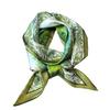 Green Woman Skinny Silk Scarf 147x14cm Long Hair Strip Silk Ribbon Small Neck Scarves Bag Handle Ribbon Kerchief Ladies Tie