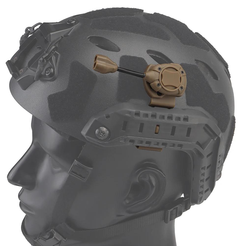 New Tactical Helmet Light Nylon Airsoft Helmet Light Lamp Energy Saving Hunting Military Helmet Flashlight
