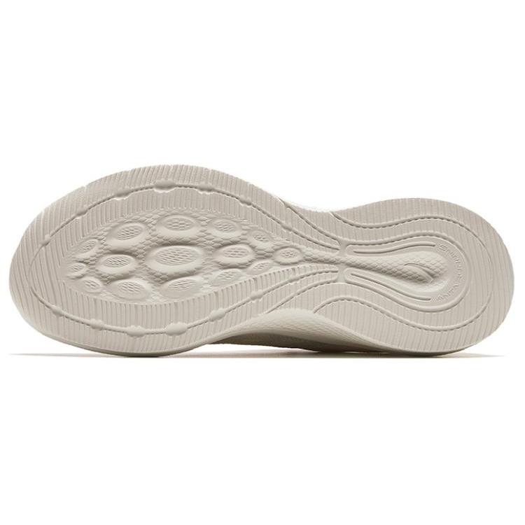 New Anta Slip Resistant Waterproof And Breathable Lightweight Low Top Running Shoes Men's Beige 912425509-1