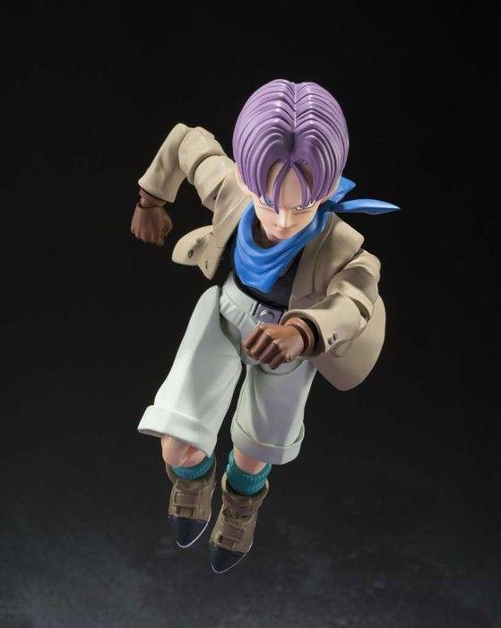 Figurine - TAMASHII NATIONS - Trunks Fig. Dragon Ball GT - 12 cm - Accessoires inclus - 6 ans et plus