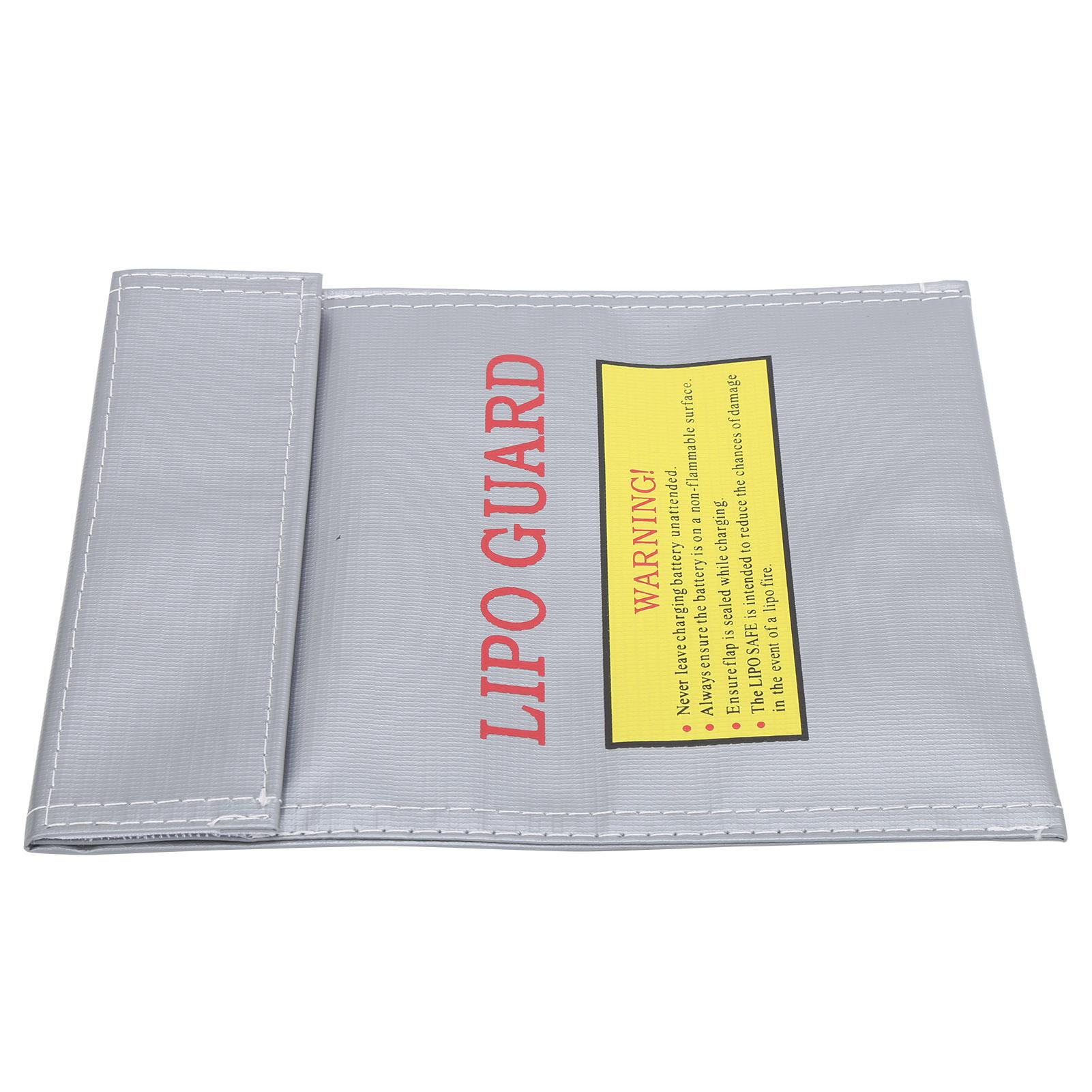 Lipo Battery Protective Bag Fireproof Guard Sleeve Lipo ExplosionProof Safety Pouch белый