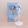 20CM 6 Style Anime Re:Zero Rem Ram Emilia Cute Action Figure Cosplay Hoodie Model Desktop Ornament Decor Collectible Toys Gift