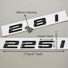 3D ABS Car Letters Rear Trunk Badge Logo 218i 220i 230i Sticker Emblem Decals For BMW F22 F23 218i 220i 225i 230i Tail Marking