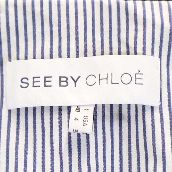 SEE BY CHLOE Mod Coat 4 Khaki Women Used