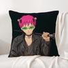 Disastrous Life S-Saiki K Cushion Cover Summer Coolness Linen Fabric Double-Sided Printing Pillow Case Sofa Home Decor Gift