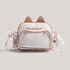 Y2K Trendy Millennium Hot Girl Multifunctional Backpack - Stylish Single or Double Shoulder Bag with Cool Badges