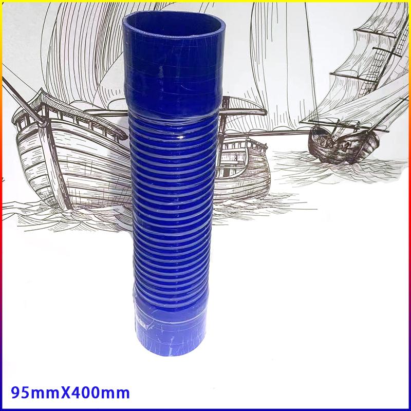 Blue Silicone Flexible Hose  ID30-100mm Length 400mm Air Intake Pipe Radiator Tube High Pressure Temperature R