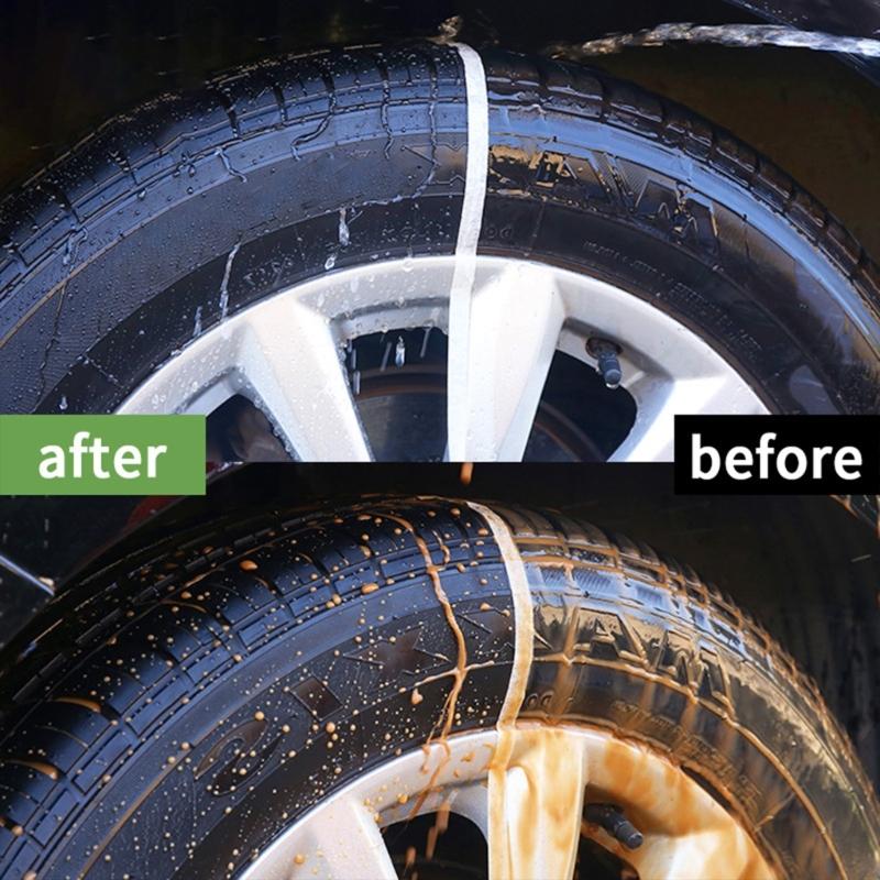 Tragbarer Reifenpflege-Aufbereiter Hydrophobe Reifenbeschichtung Schnelle Anwendung Reifen Glanz-Verstärker Upgrades für Fahrzeug