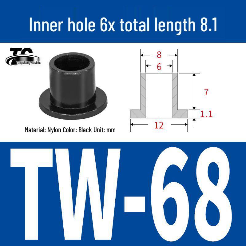 Insulating Nylon Bushings & Gaskets: T-Type, Stepped, Grooved Washers & Hinges for Window Protection