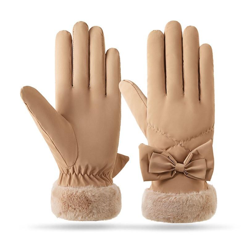 Womens Winter Warm Gloves With Touchscreen Compatibility Grip Outdoor Skiing Cycling Driving