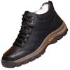 Men's Autumn Winter High-top Cotton Boots Warm Velvet for Outdoor Mountaineering, Casual Sports Shoes