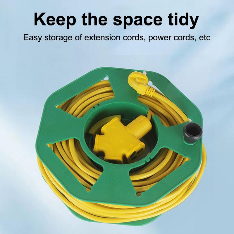 Portable Plastic Winding Reel Wire Storage Reel Closing Line Winding Disk Rolling Line Dish Cable Winding Reel Winding Winch