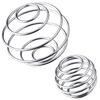 Comolife Whisk Shake Ball, Set of 2 (Large and Small), Protein Whisk, Stainless Steel, Stirring Ball for Shakers