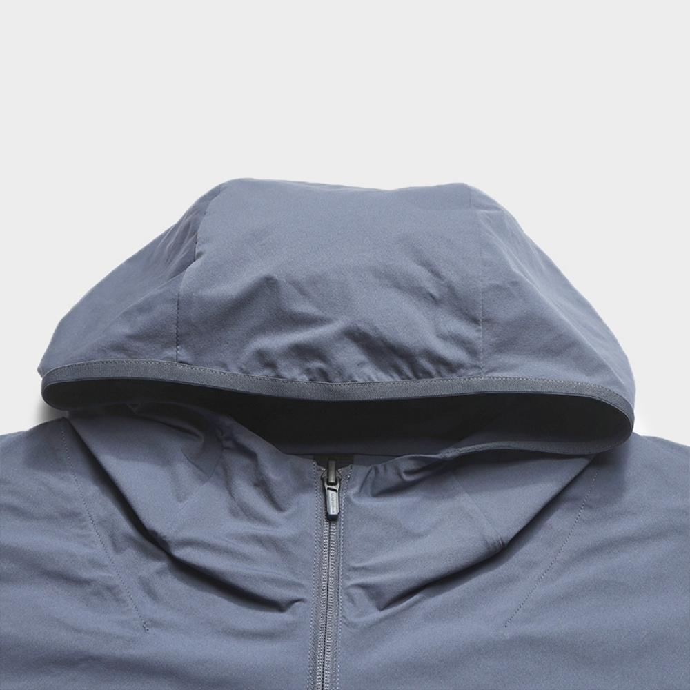 FILA Urban Explore Reversible Fashionable Casual Outdoor Hooded Jacket Men jackets Charcoal-Gray A11M628708FGY