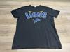 Detroit Lions NFL Team Apparel T Shirt Black Size Medium Football Short Sleeve