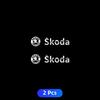 Metal Car Sticker Logo Emblem Decoration Sticker For Skoda Octavia MK2 MK1 2 3 A5 A7 A8 Fabia Karoq Superb Rapid Kamiq Scala Wsjn67