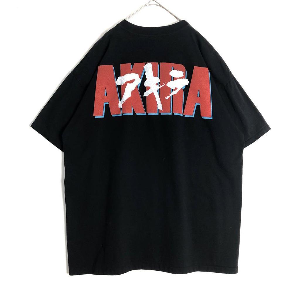 [USED] 3683AKIRA Single Stitch Anime Short Sleeve T-Shirt Black