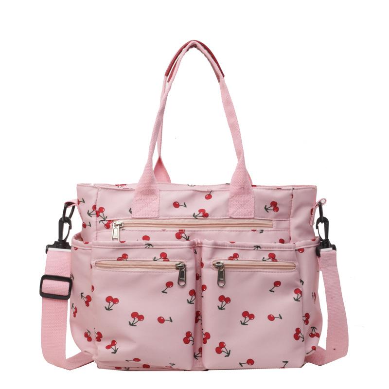 Geantă tote drăguță cu imprimeu pentru femei, capacitate mare, pentru ieșiri, geantă de umăr pentru studenți, la modă, geantă messenger portabilă