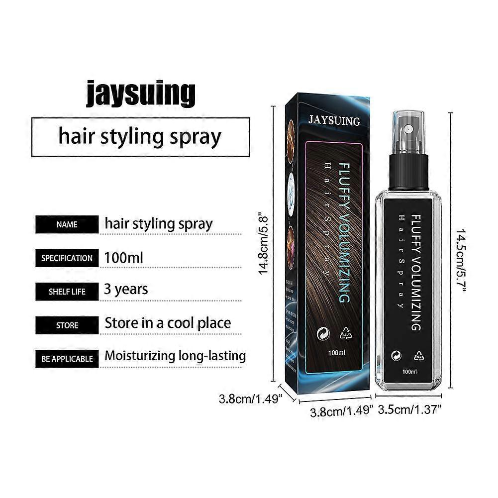 100ml Fluffy Volumizing Hair Spray, Extra-volume Magic Spray, Long-lasting Bright, Instant Volumizing With Non Greasy Non Sticky