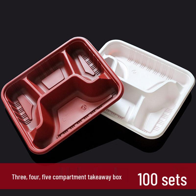 Dundian Disposable Compartment Takeout Containers