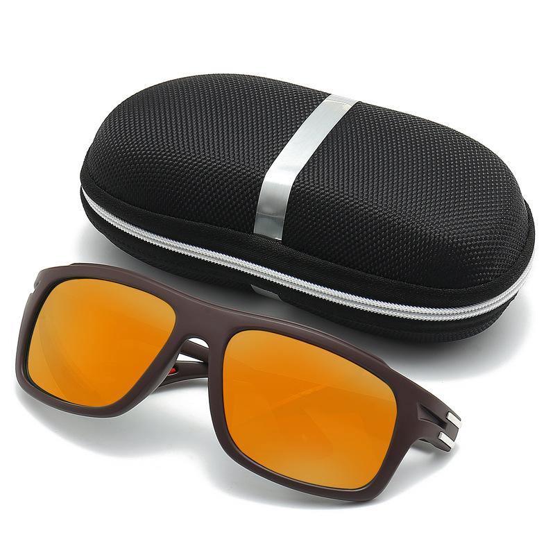 Lunettes de soleil de sport Lunettes de pêche Lunettes de cyclisme d'extérieur Lunettes de conduite Lunettes de soleil de course coupe-vent pour hommes