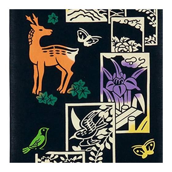 Miyamoto-Towel Kenema Made In Japan Chusen Tenugui Hanafuda 34x90cm Tablecloth Handkerchief Towel Cotton Soft Texture Seasonal Decor Gift