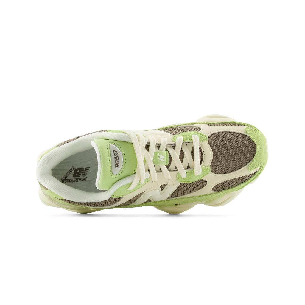 New Balance NB 9060R Running Shoes Unisex Beige Green