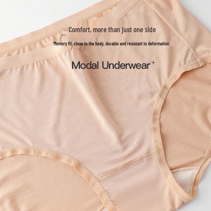 LangSha Women's Modal Antibacterial Breathable Briefs
