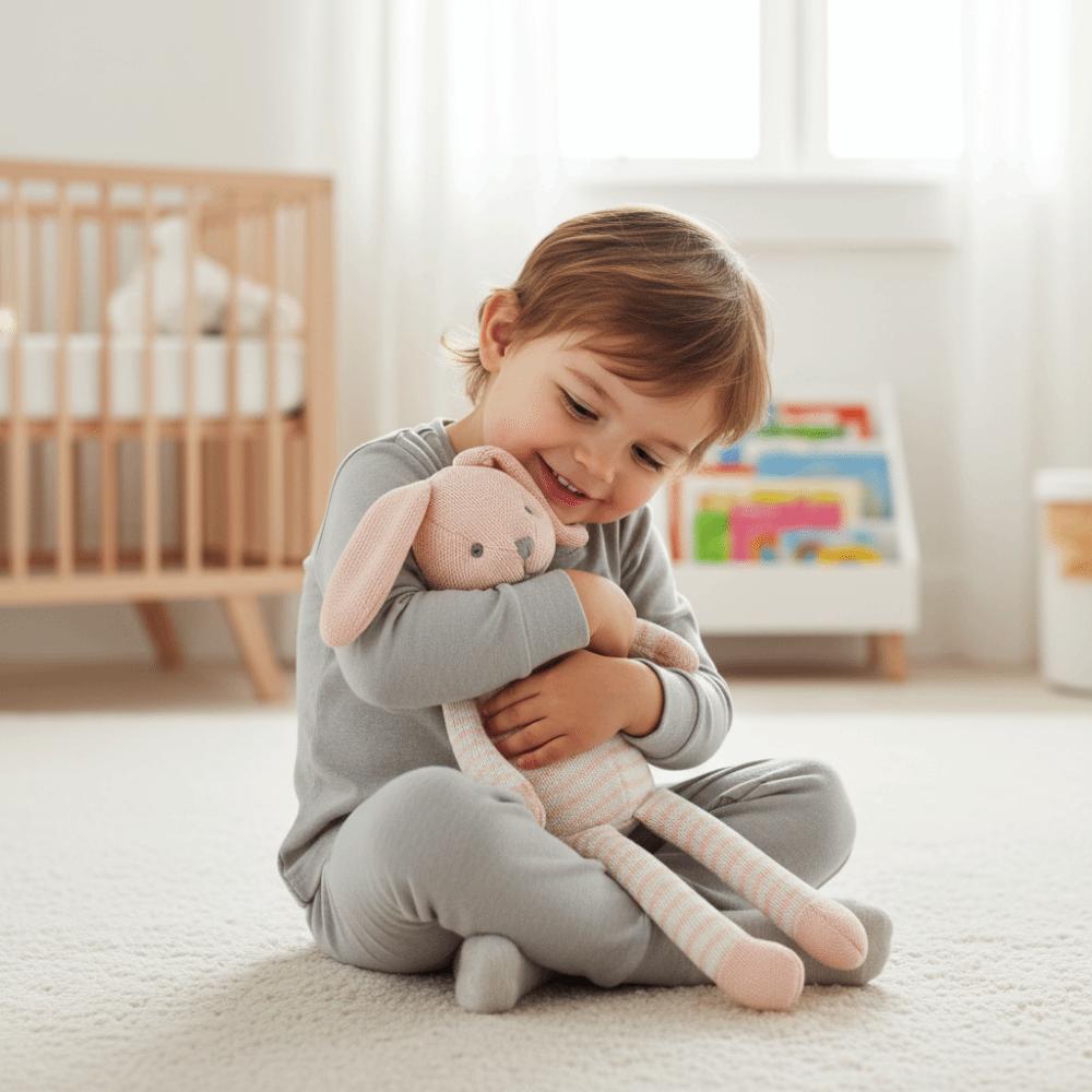 Long-legged Children Soothing Rabbit Doll Soft Plush Baby Sleeping Toys For Infants