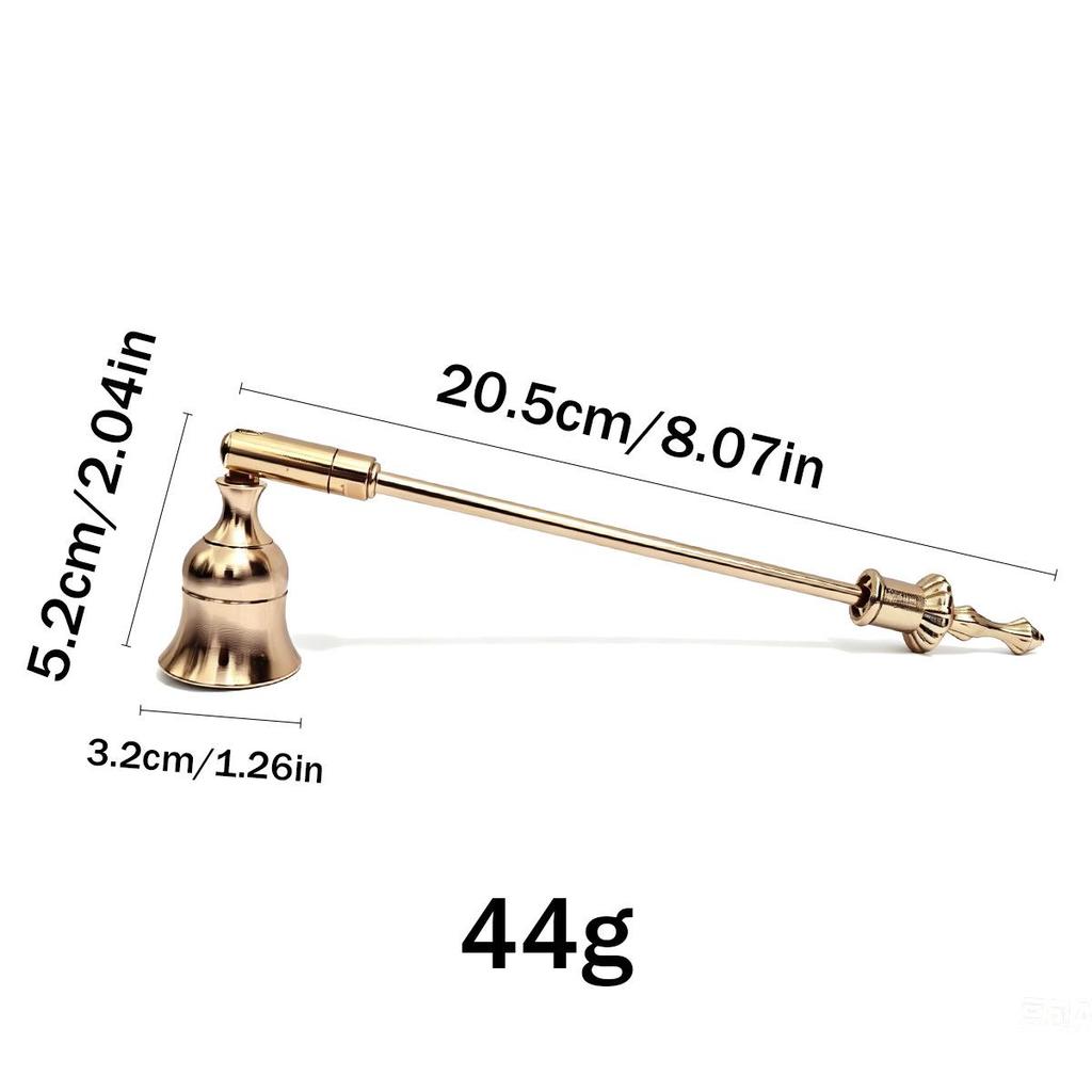 Çok Renkli Metal Mum Söndürücü Saplı - Aromaterapi Aracı & Mum Kapağı