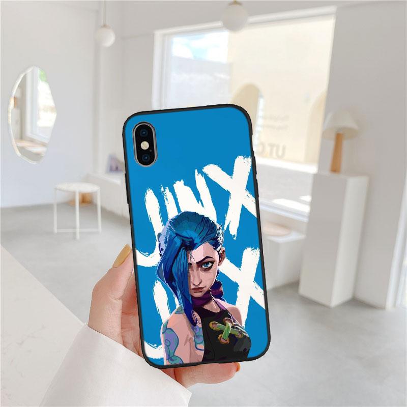 QT6 Arcane Jinx Phone Case for Samsung Galaxy A05 A05S A12 A13 A15 A33 A53 A73 M15E M55 S10 S10E S20 Ultra Lite Plus Fe