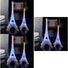 Eiffel Tower Decorative Night Light With Battery Operated Multicolor Illumination