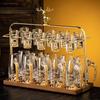 Elegant Crystal Baijiu Glass and Dispenser Set