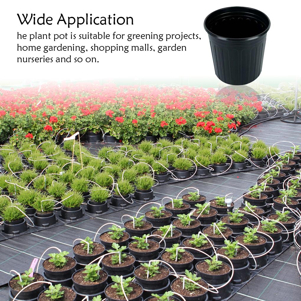  Flowerpot Nursery Pot Plastic Plant Pots Desktop Succulent Flowerpot For Home Vegetation Tools Container