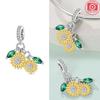 New Pumpkin Car copper Princess Cactus Charm Bead Charms Compatible With Authentic Bracelets Jewellery Making for Women Gift