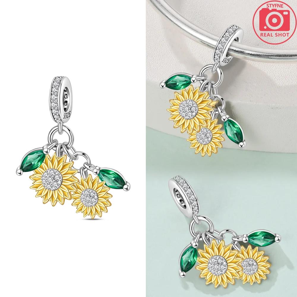 New Pumpkin Car copper Princess Cactus Charm Bead Charms Compatible With Authentic Bracelets Jewellery Making for Women Gift
