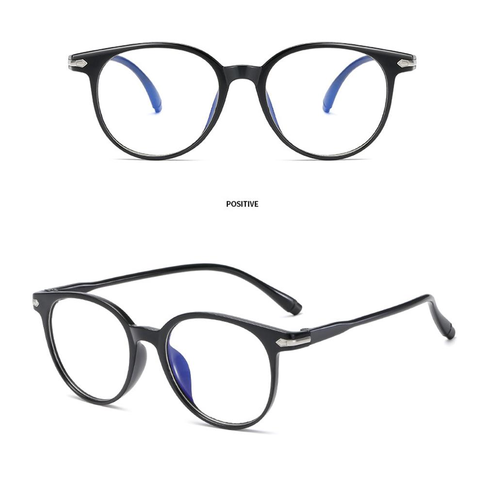 Horn Rimmed Gaming Glasses Clear Lens Blue Light Blocking Glasses For Home Office School