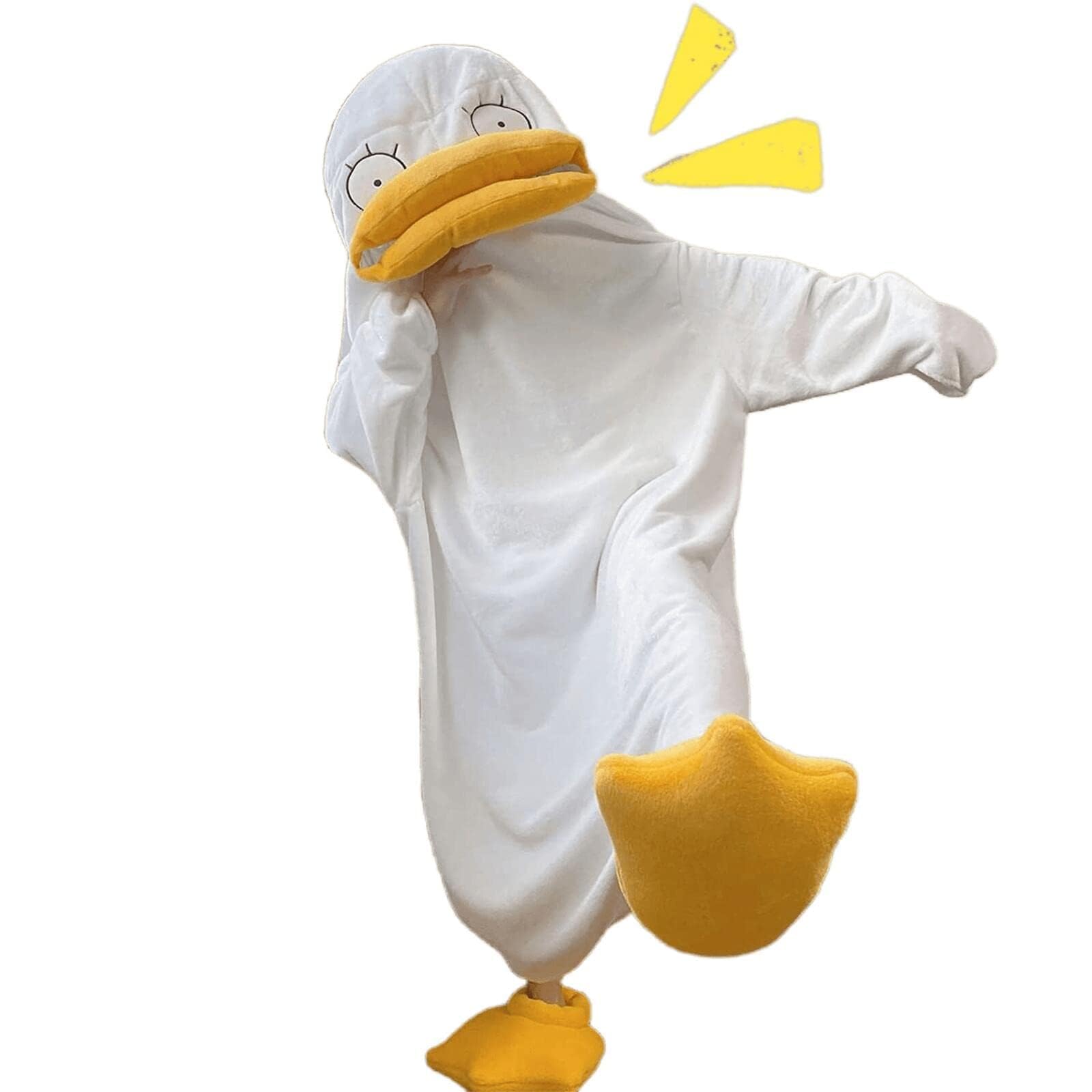 

[XSLSLCOS] Костюм для косплея Гинтама Элизабет Утка, Взрослая пижама в виде животного, Мужской и женский, Хэллоуин, День рождения, Подарок, Милый, Домашний костюм, XXL