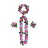 Hawaiian Leis Party Decorations, Hawaiian Flower Necklace Flowers Bracelets Headband, for Tropical Hawaiian Party Theme Beach Party