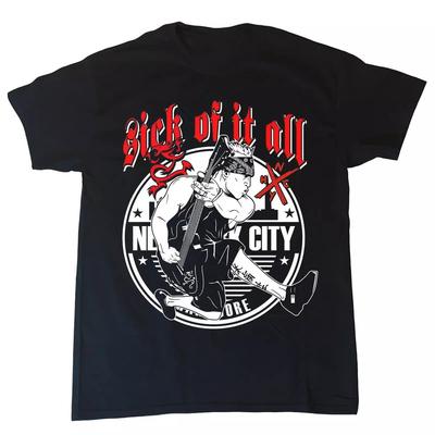 Nouveau T-shirt de groupe Sick of It All Manches Courtes Toutes Tailles S À 5XL SEG_332 T-shirt Unisexe