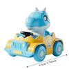Early Education Dinosaur Inertia Pull Back Car ABS Press Slide Toys Car  Holiday Birthday Gift