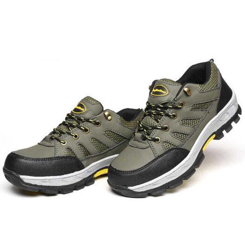 Mountaineering Labor Insurance Shoes Outdoor Wear-resistant Non-slip Work Shoes Anti-smashing Safety Boots H157