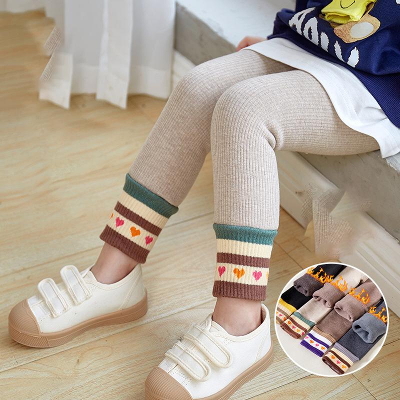 Winter Thickening Warm Pants Girls Leggings Children Girl Skinny Pencil Trousers Outfit
