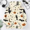 Kids Casual Hooded Sweatshirt with Halloween Print Pullover for Daily Wear