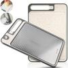 Multifunctional German 304 Stainless Steel Cutting Board for Chopping & Defrosting Vegetables and Fruits