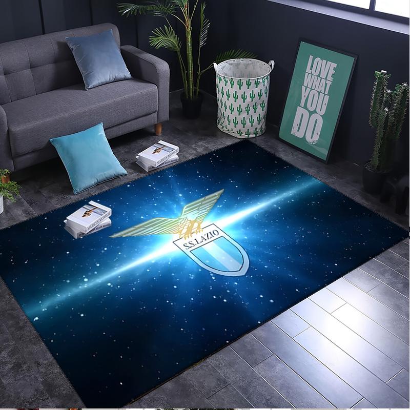 1PC rug Lazio Football Club Emblem Carpet, Chair Rug,Area Rug for Office Bedroom living rooms bedroom, Doormat decor Christmas fan gifts